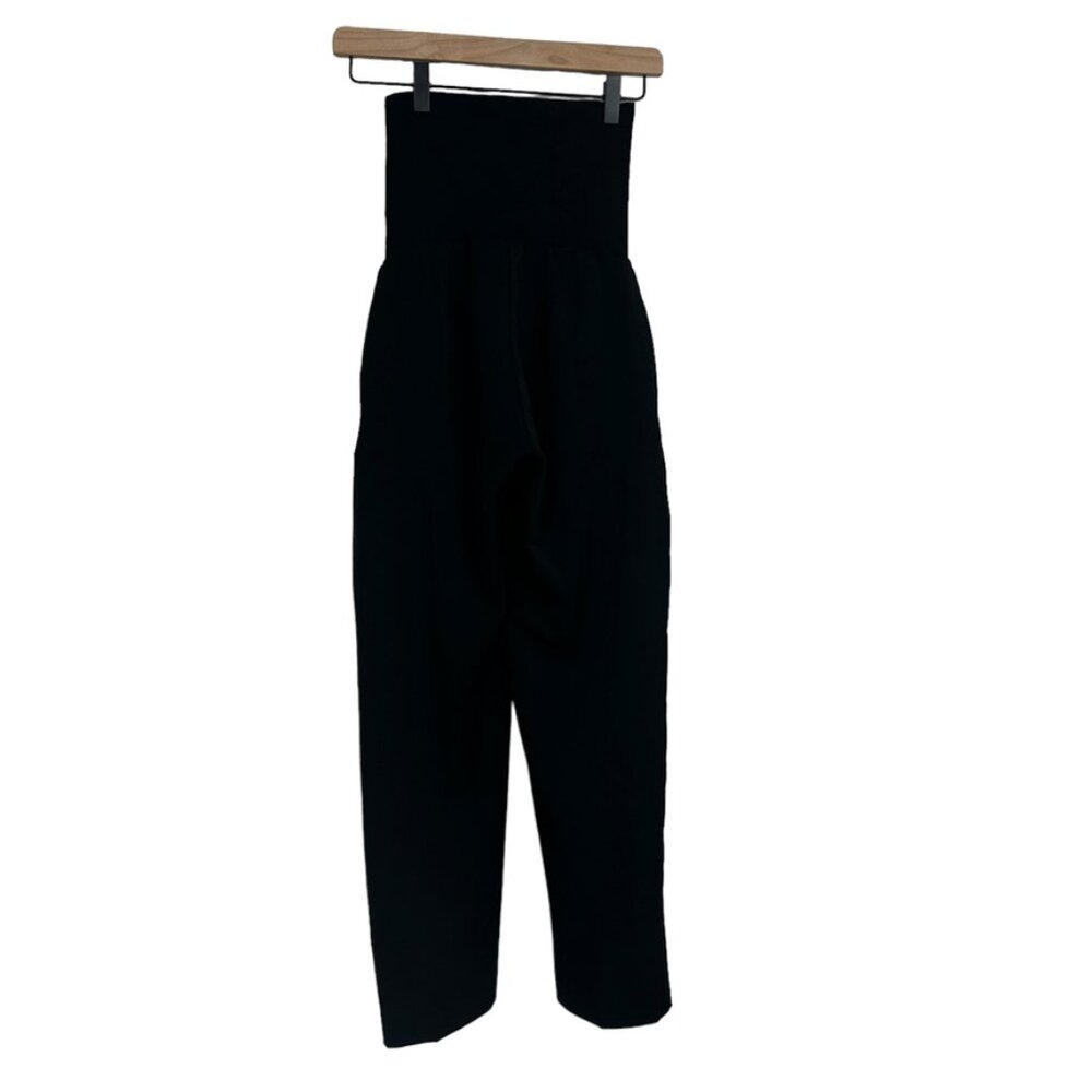 Seraphine The Work Edit Black Career Business Maternity Pants Size 4 EUC